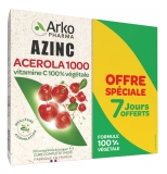 Arkopharma Azinc Acérola 1000 Lot de 2 x 30 Comprimés à Croquer