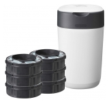 Tommee Tippee Poubelle à Couches Twist & Click + 6 Recharges