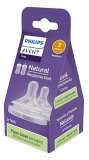 Avent Natural Response 2 Tétines Débit 3 Moyen