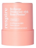 Respire Déodorant Stick Rose Pivoine Recharge Bio 50 g