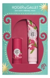 Roger & Gallet Gingembre Rouge Krem do Rąk 30 ml + Sublimujący Balsam do ust 3,5 g