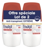 Etiaxil Antitranspirante Extremo 96H Roll-on Pack de 2 x 50 ml