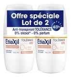 Etiaxil Anti-Transpirant Tolerans 48H Känslig Hud Roll-On Paket med 2 x 50 ml