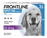 Frontline Spot-On Dog L (20-40 kg) 3 Pipettes