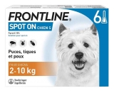 Frontline Spot-On Chien S (2-10 kg) 6 Pipettes