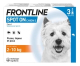 Frontline Spot-On Dog S (2-10 kg) 3 Pipety