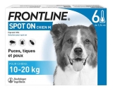 Frontline Spot-On Dog Size M 6 Pipettes