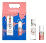 Roger & Gallet Fleur de Figuier Eau Parfumée Bienfaisante 30 ml + Parfum Solide Bienfaisant 5 g