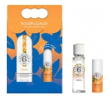 Roger & Gallet Néroli Eau Parfumée Bienfaisante 30 ml + Parfum Solide Bienfaisant 5 g