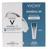 Vichy Mineral 89 72H Moisture Boost Cream 50 ml + Daily Fortifying and Replumping Booster 15 ml Gratis