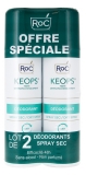 RoC Keops Trockener Deo-Spray Pack von 2 x 150 ml