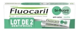 Fluocaril Kaksifluorinen Minttuhammastahna Pakkaus 2 x 75 ml