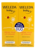 Weleda Baby Calendula Crema per il Cambio del Pannolino 2 x 75 ml