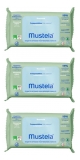 Șervețele Demachiante Compostabile cu Parfum Mustela, Lot de 3 x 60 Șervețele