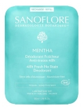Sanoflore Deodorant Friskhed 48H Mentha Genopfyldning Bio 50 ml
