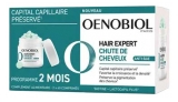 Oenobiol Hair Expert Chute de Cheveux Anti-Age Lot de 2 x 60 Comprimés