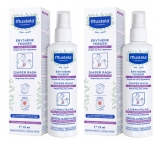 Mustela Spray za nego pri menjavi plenic za zadnjico, 2 x 75 ml