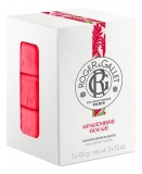 Roger & Gallet Zenzero Rosso 3 x 100g Saponi Benefici