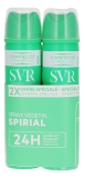 SVR Spirial Vegetabilisk Spray Deodorant Fuktskydd 24H Set med 2 x 75 ml