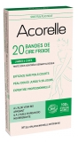 Acorelle Bandes de Cire Froide Jambes & Corps Bio 20 Bandes