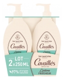 Cavaillès Gel de Curățare Intimă Răcoritor Set de 2 x 250 ml