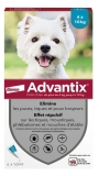 Advantix Majhen Pes 4 do 10 kg 4 Pipete