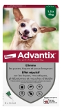 Advantix Labai Mažam Šuniui Iki 4 kg 6 Pipetės