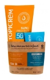 Topicrem Sun Protect Lait Solaire Hydratant SPF50+ 200 ml + Gelée Fraîche Après-Soleil 50 ml Offert