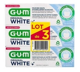 GUM Dentifricio Original White Set di 3 x 75 ml