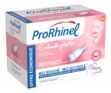 ProRhinel 20 pehmeää kertakäyttöistä nenäkappaletta nenäimuriin