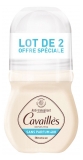 Cavaillès Absorb+ 48H Desodorizante Sem Perfume Roll-On Pack de 2 x 50 ml