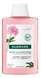 Klorane Zklidňující - Citlivá pokožka hlavy Šampon s bio pivoňkou 200 ml