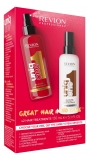 Revlon Professional UniqOne Tratament Capilar Tot-În-Un 150 ml + Tratament Capilar Tot-În-Un Parfumat Coconut 150 ml