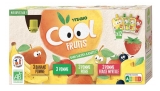 Vitabio Cool Fruits Multiparfums 4 Recettes Bio 12 Gourdes de 90 g