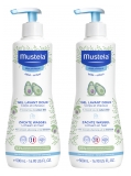 Mustela Jemný mycí gel s avokádem Sada 2 x 500 ml