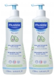 Mustela Rengöringsvätska utan sköljning med avokado Set med 2 x 500 ml
