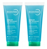 Bioderma Sébium Purifying Cleansing Foaming Gel 2 x 200ml