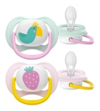Avent Ultra Air Happy 2 Sucettes Orthodontiques 0-6 Mois