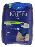 Tena Men Active Fit Pants Plus Size L/XL 8 Absorbent Underwear