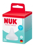 NUK Perfect Match 2 Silikonsauger Größe M Anti-Kolik ab 3 Monaten
