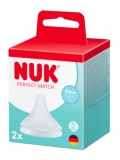 NUK Perfect Match 2 Silikonsauger S-Lochung Anti-Kolik ab 0 Monaten