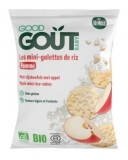 Good Goût Mini-Galettes de Riz à la Pomme Dès 10 Mois Bio 40 g (à consommer de préférence avant le 29/09/2026)