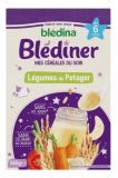 Blédina Blédîner Ilta-viljat Puutarhan Vihanneksilla 6 kuukaudesta alkaen 240 g (parasta ennen 02/10/2026)