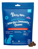 Zesty Paws Senior Hundegodbidder Immunforsvar & Hud Laks 200 g (bedst før 07/10/2026)