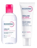 Bioderma Créaline H2O AR Reinigendes Mizellenwasser 250 ml + Créaline AR+ Anti-Rötungen Pflegecreme 40 ml