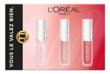 Juego de Tres Aceites Labiales Plump Ambition de L'Oréal Paris