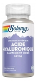 Solaray Highly Dosed Hyaluronic Acid 30 Vegetable Gel-Caps (best before 01/11/2026)
