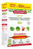 Superdiet Quatuor Rotes Weinlaub Blutkreislauf Bio 30 Ampullen + 10 GRATIS