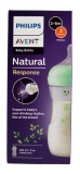 Avent Natural Response Babyflasche mit Motiv 260 ml 3-6 Monate