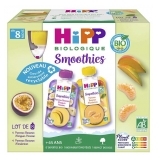 HiPP Frutta da Bere da 8 Mesi Biologica 8 Bottiglie da 90 ml (da consumarsi preferibilmente entro il 01/12/2026)